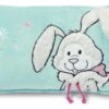 Nici 38964 Kissen Schneehase Linni Mit Schal 43x25cm Plüsch Let It Snow
