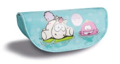 Nici 41859 Brillenetui Einhorn-Wal Rainbow Bubble & Theodor Ca 17x8cm Nylon