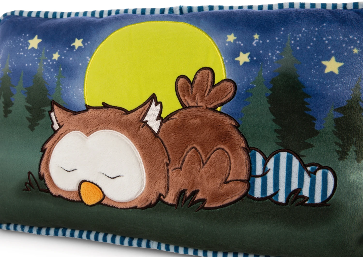 Nici 47879 Kissen Eule Oscar Schlafend Glow In The Dark 43x25cm Plüsch Owlsons – Bild 4