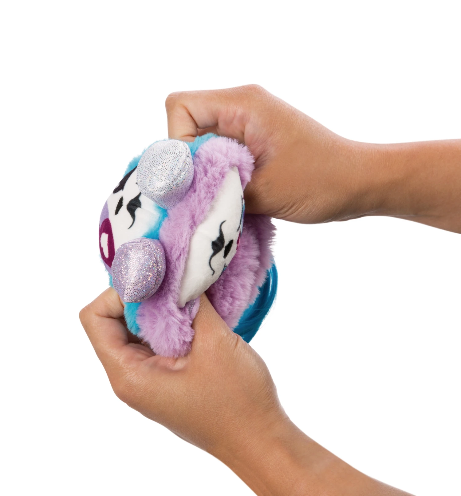 Nici 47906 Pixidoos Pets 2-in-1 Wendeplüsch Affe Nanbi 12cm Blau-lila Plüsch – Bild 5