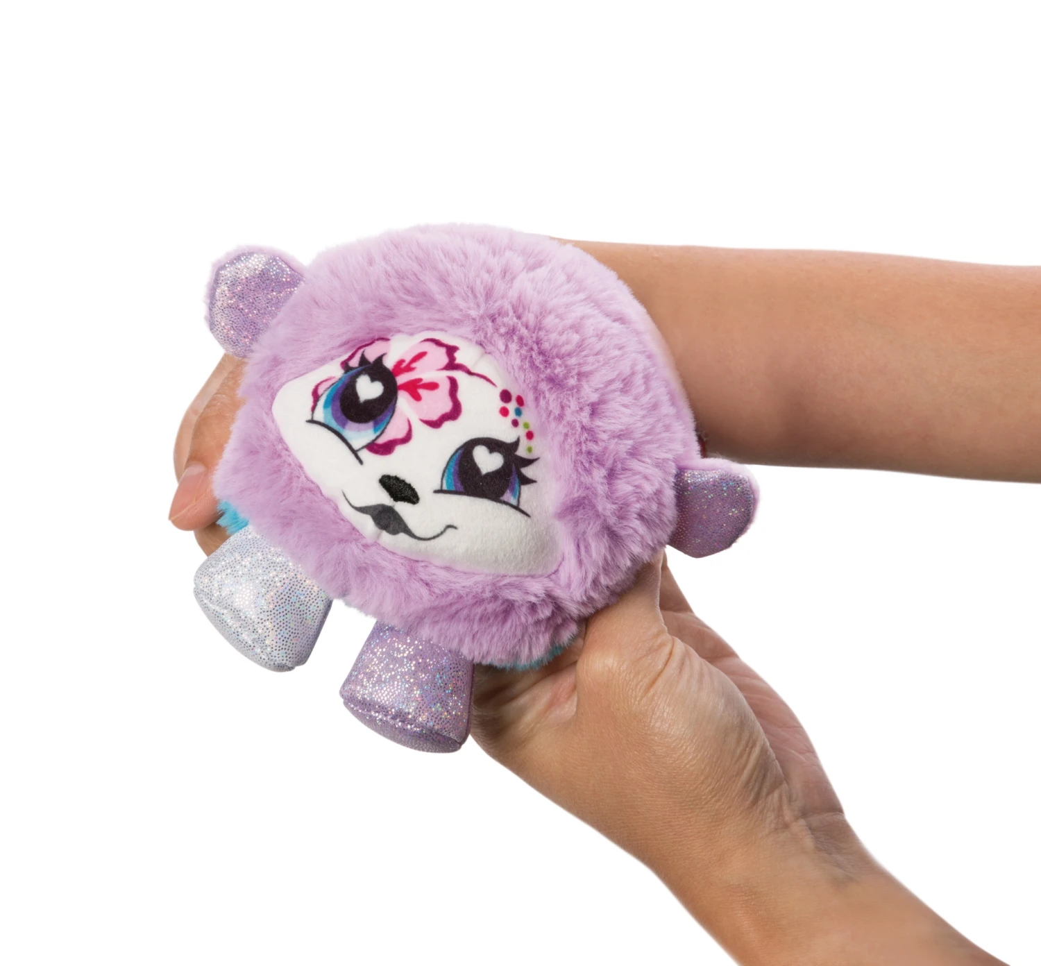 Nici 47906 Pixidoos Pets 2-in-1 Wendeplüsch Affe Nanbi 12cm Blau-lila Plüsch – Bild 4