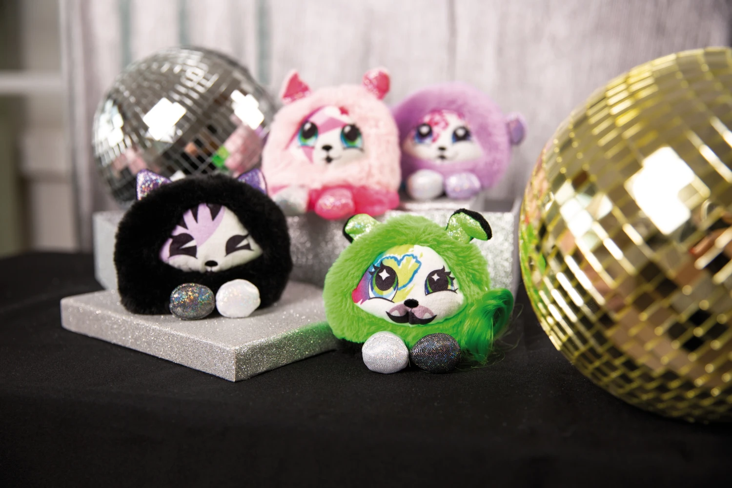 Nici 47906 Pixidoos Pets 2-in-1 Wendeplüsch Affe Nanbi 12cm Blau-lila Plüsch – Bild 10