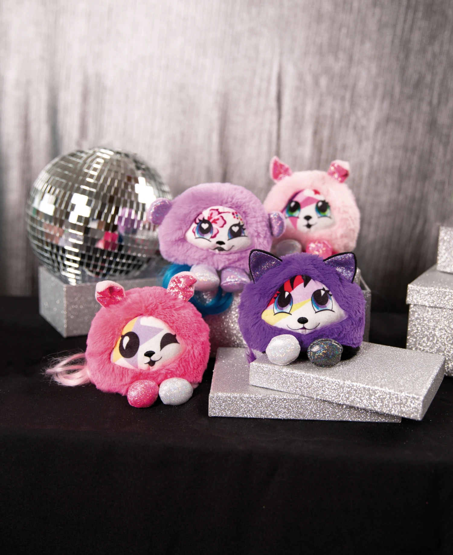 Nici 47906 Pixidoos Pets 2-in-1 Wendeplüsch Affe Nanbi 12cm Blau-lila Plüsch – Bild 9