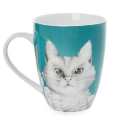 Nici 48095 Tasse Katze Meowlina Life Is Better With Cats Porzellan Ca 350ml