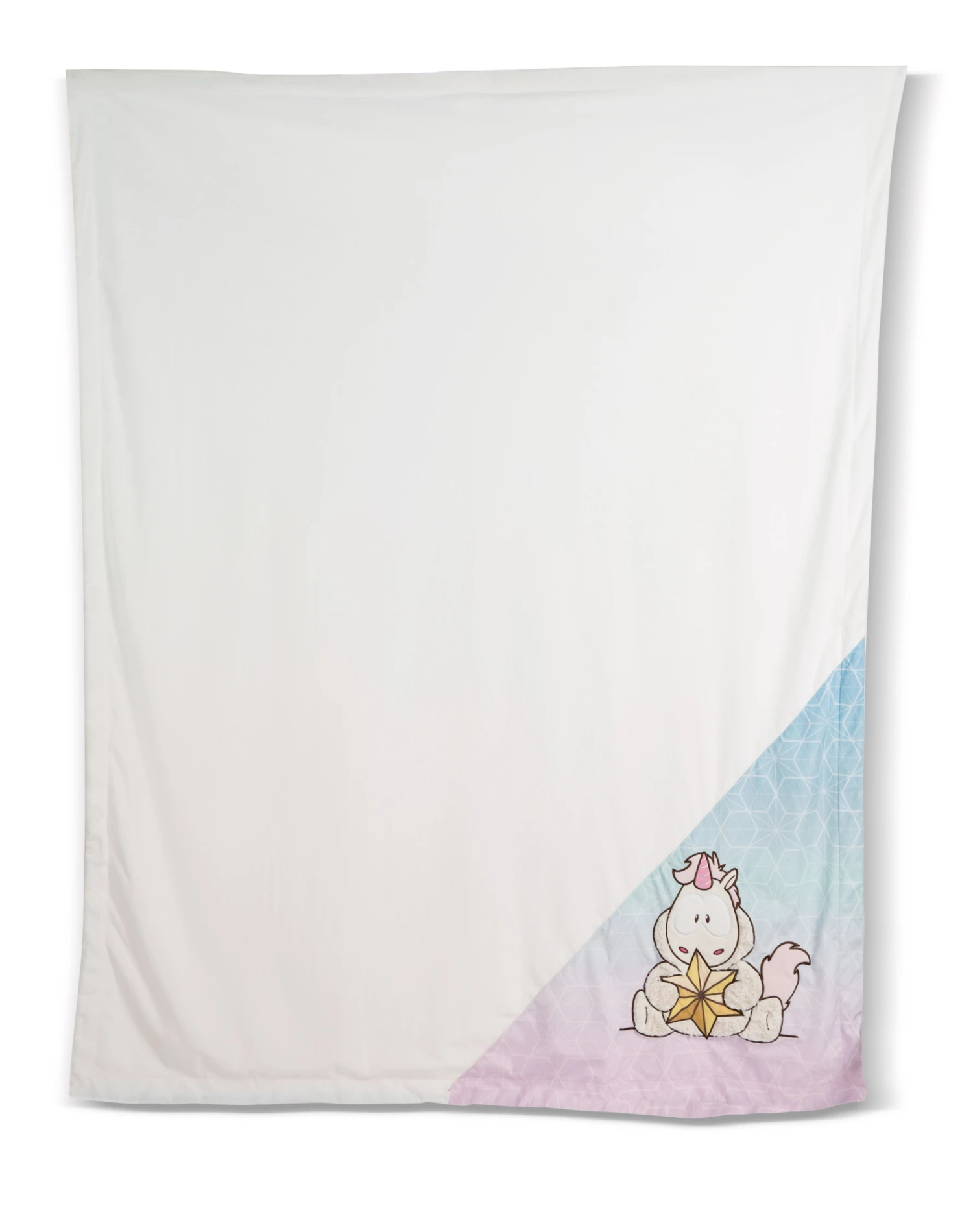 Nici 48170 Plüschdecke Einhorn Theodor Im Schneeanzug Ca 140x175cm GREEN – Bild 3