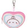 Nici 48232 Münztäschchen Molang Regenbogen Mit Karabiner 10x8x2cm Kawaii