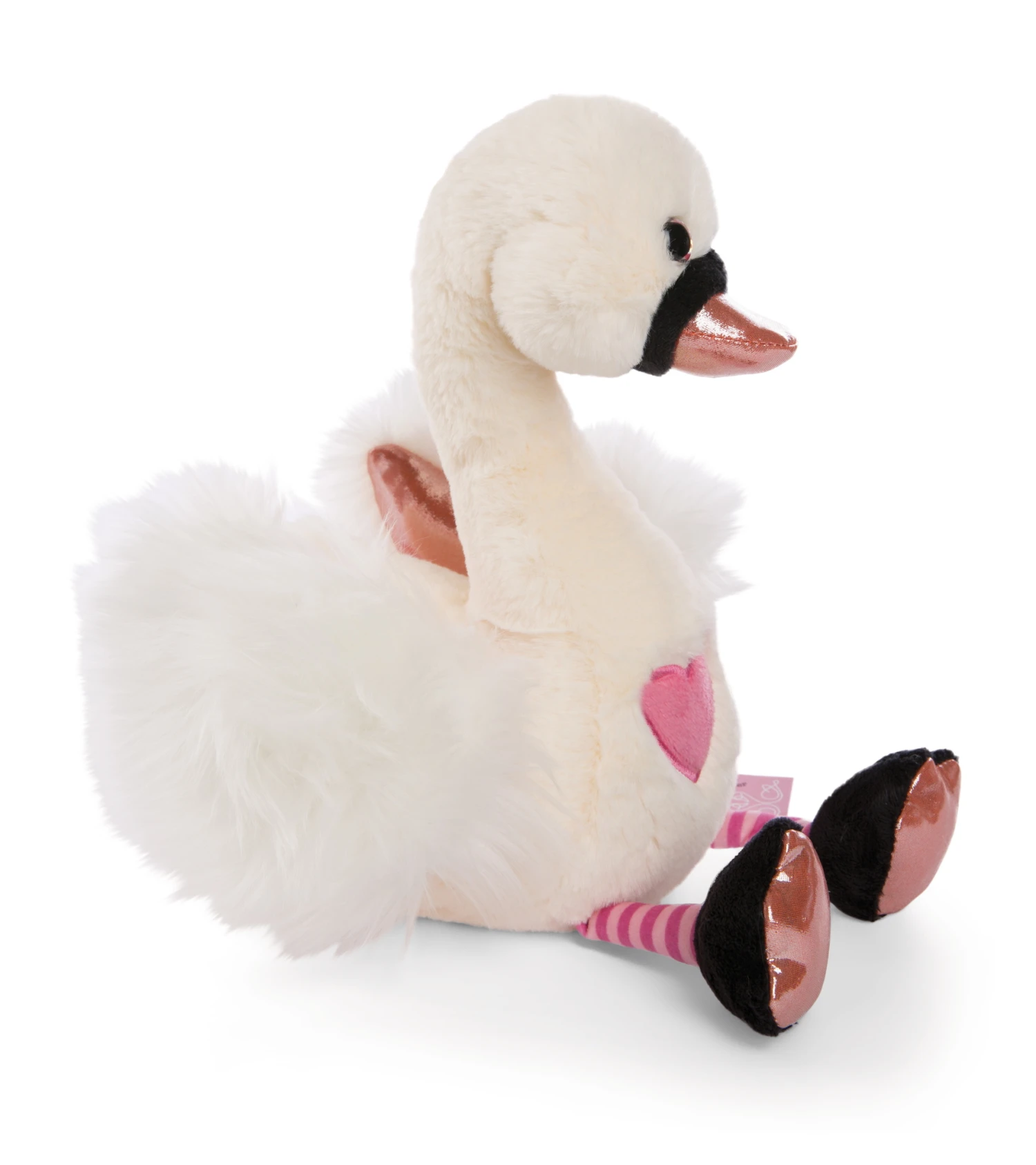 Nici 48266 + 48267 SET Zwei Schwäne 25cm Plüsch Kuscheltier Love Classics GREEN – Bild 15