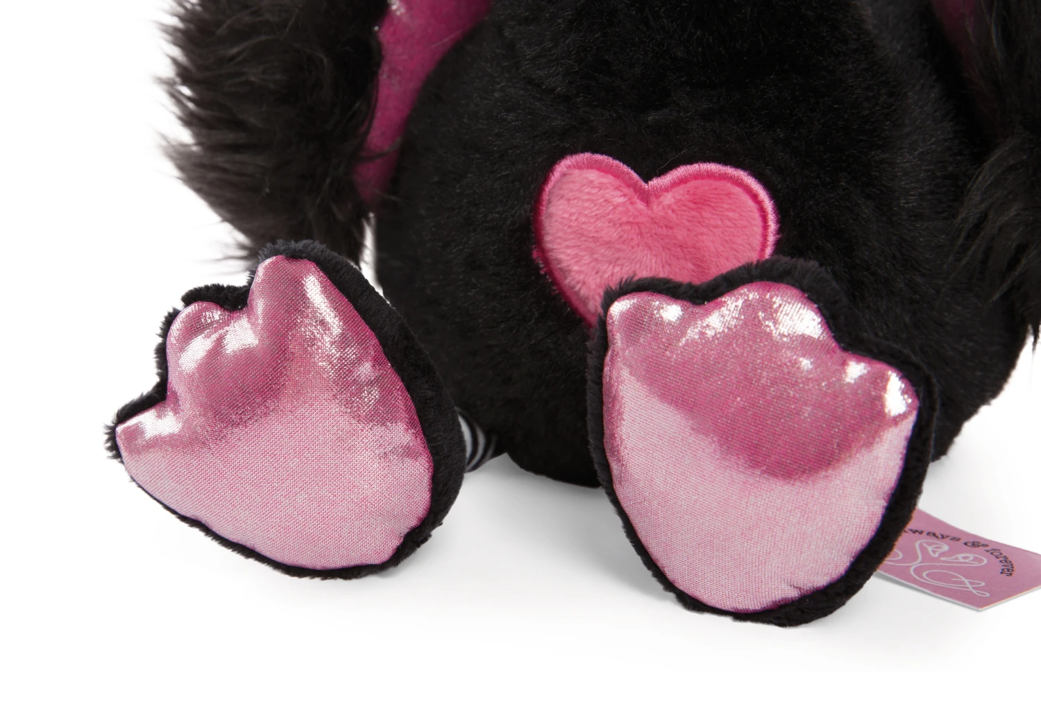 Nici 48267 Schwan Schwarz Ca 25cm Plüsch Kuscheltier Love Classics GREEN – Bild 2