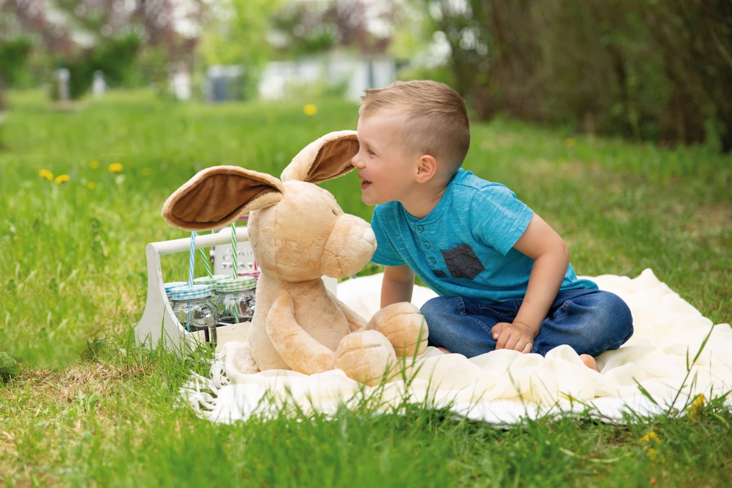 Nici 48596 Hase Ralf Rabbit Ca 50cm Plüsch Kuscheltier Schlenker Spring – Bild 5