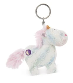 Nici 48620 Schlüsselanhänger Einhorn Moon Keeper 10cm Plüsch Magical Dreams