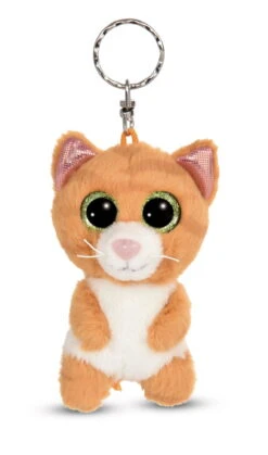 Nici 48693 SchlĂŒsselanhĂ€nger GLUBSCHIS Katze Getigert Tabbrey 9cm Pet Edition