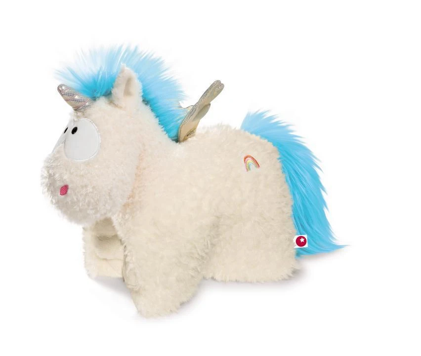 Nici 40741 Kuscheltier-Kissen 2-in-1 Einhorn Rainbow Flair 40x30cm Plüsch – Bild 2