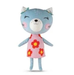 Nici 90427 Lemon Ribbon Katze 35cm Plüsch Kuscheltier Schlenker