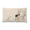 Nici 39093 Kissen Classic Bear Bär Creme Mit Igel 43x25cm Plüsch