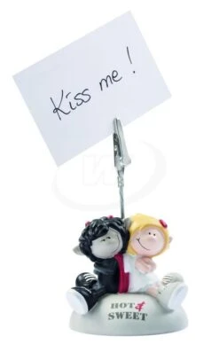 Nici 30185 Fotohalter Engel & Teufel Devil & Angel 8cm Zettelhalter Hot & Sweet